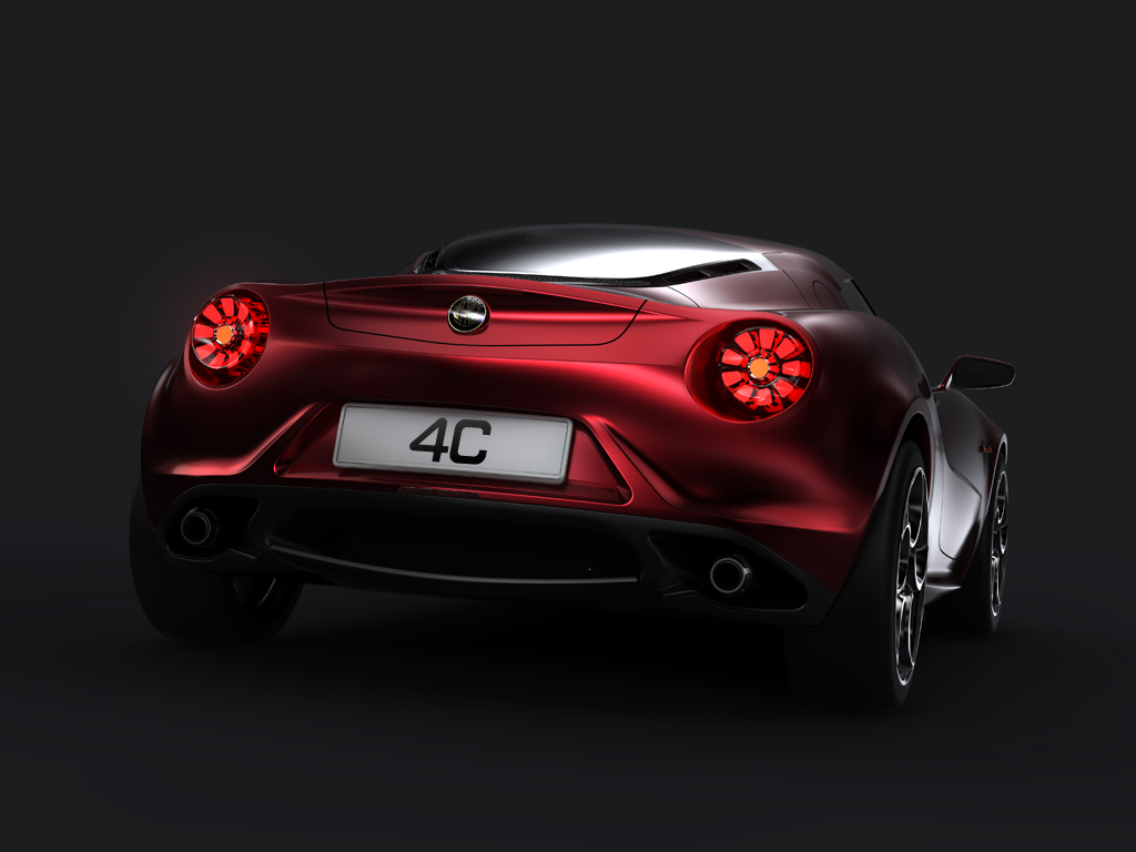 Alfa Romeo 4C Concept prosto z salonu w Genewie