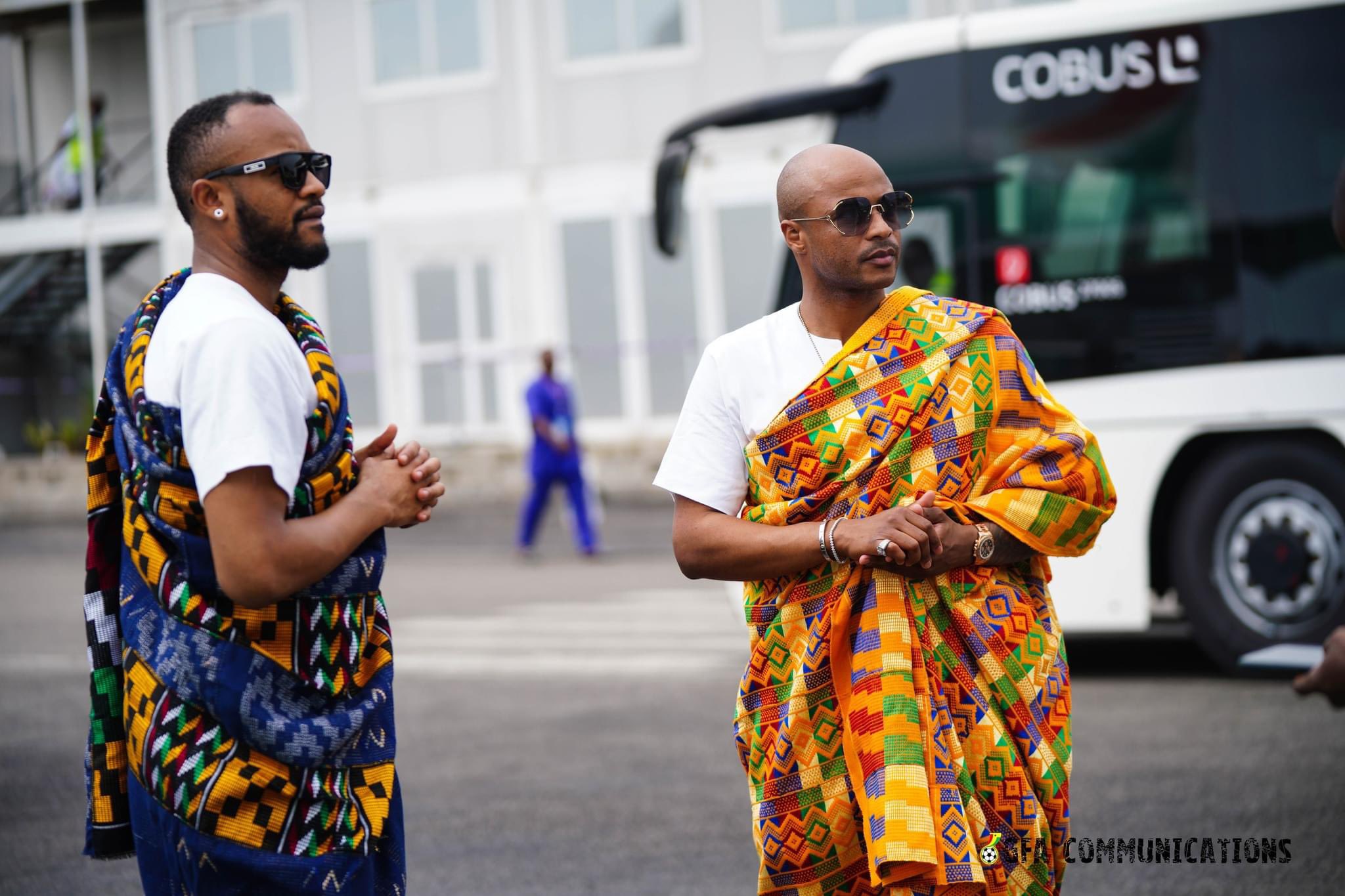 AFCON 2023 Black Stars Arrive In Ivory Coast In Majestic Traditional