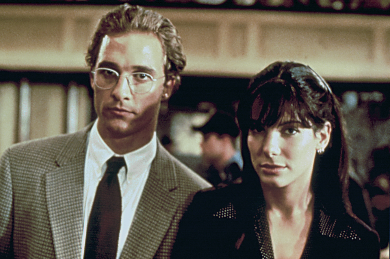 Matthew McConaughey i Sandra Bullock w filmie
