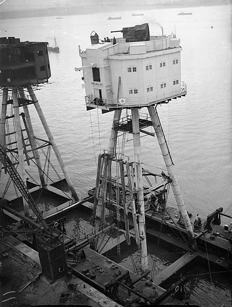 Wieże fortu Red Sands