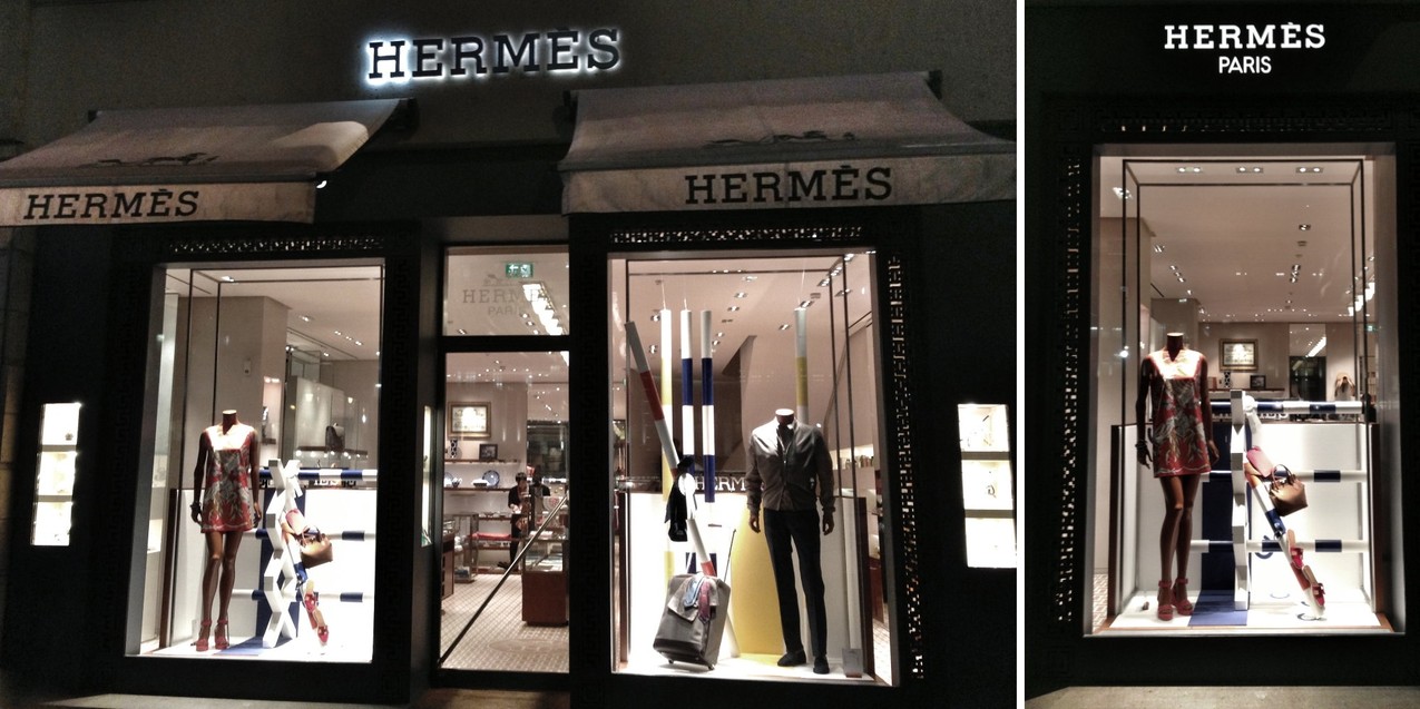 Butik Hermesa na Königsallee.
