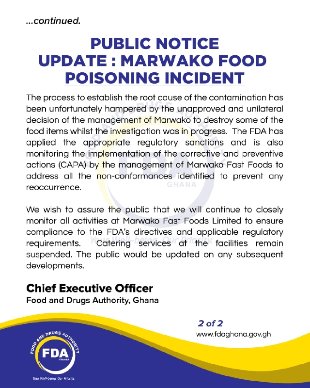 FDA releases damning verdict on Mawarko after investigations