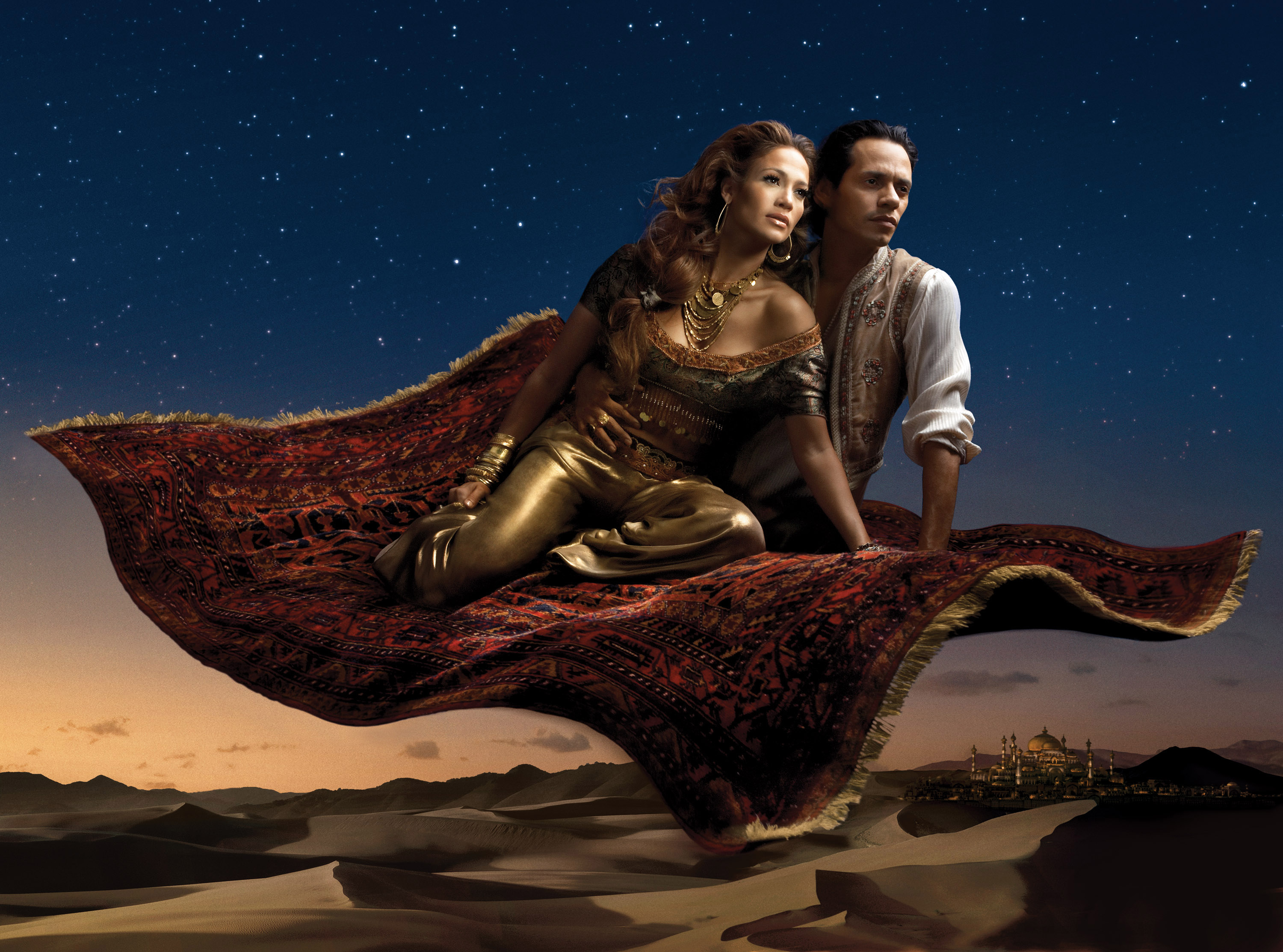 Jennifer Lopez i Marc Anthony jako bohaterowie