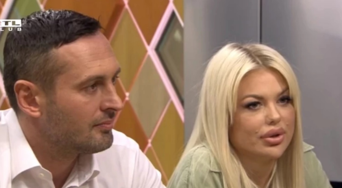 Babát vár Szegedi Fecsó kedvese? Kerekedő pocakkal jelent meg a Sztárbox stúdiójában Géczi Bea