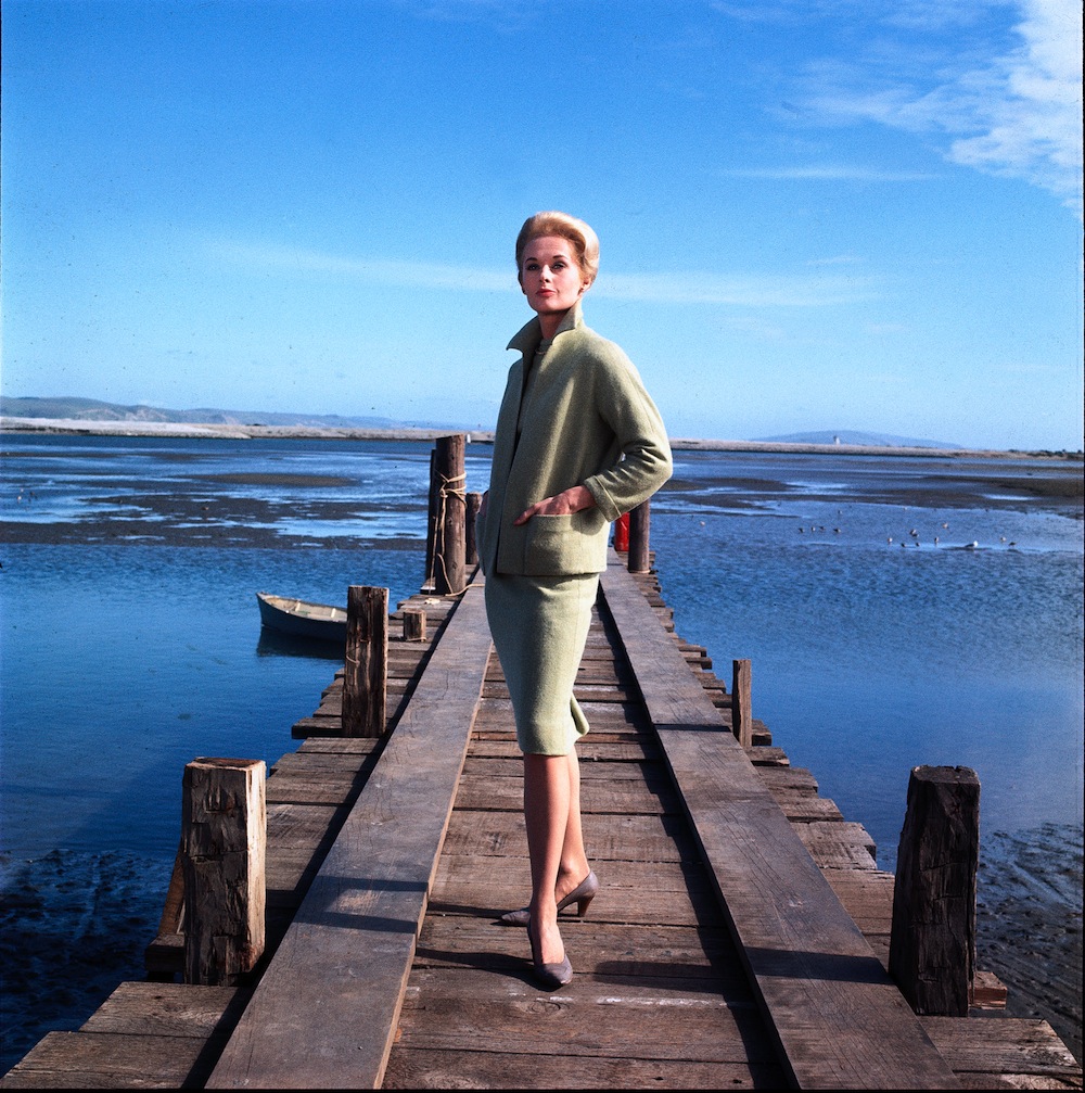 Tippi Hedren na planie