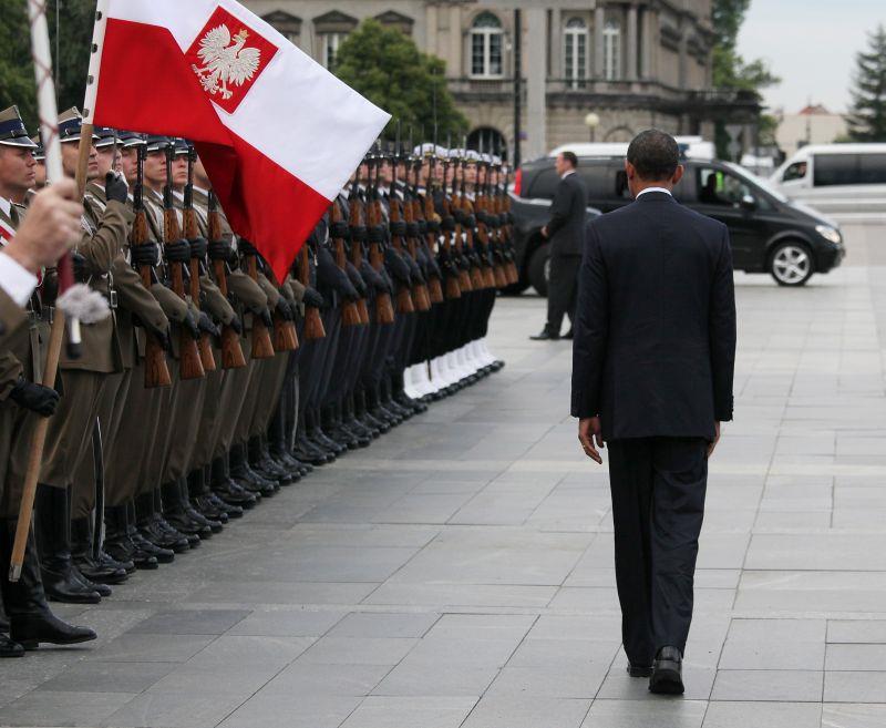 obama plac piłsudskiego z tyłu