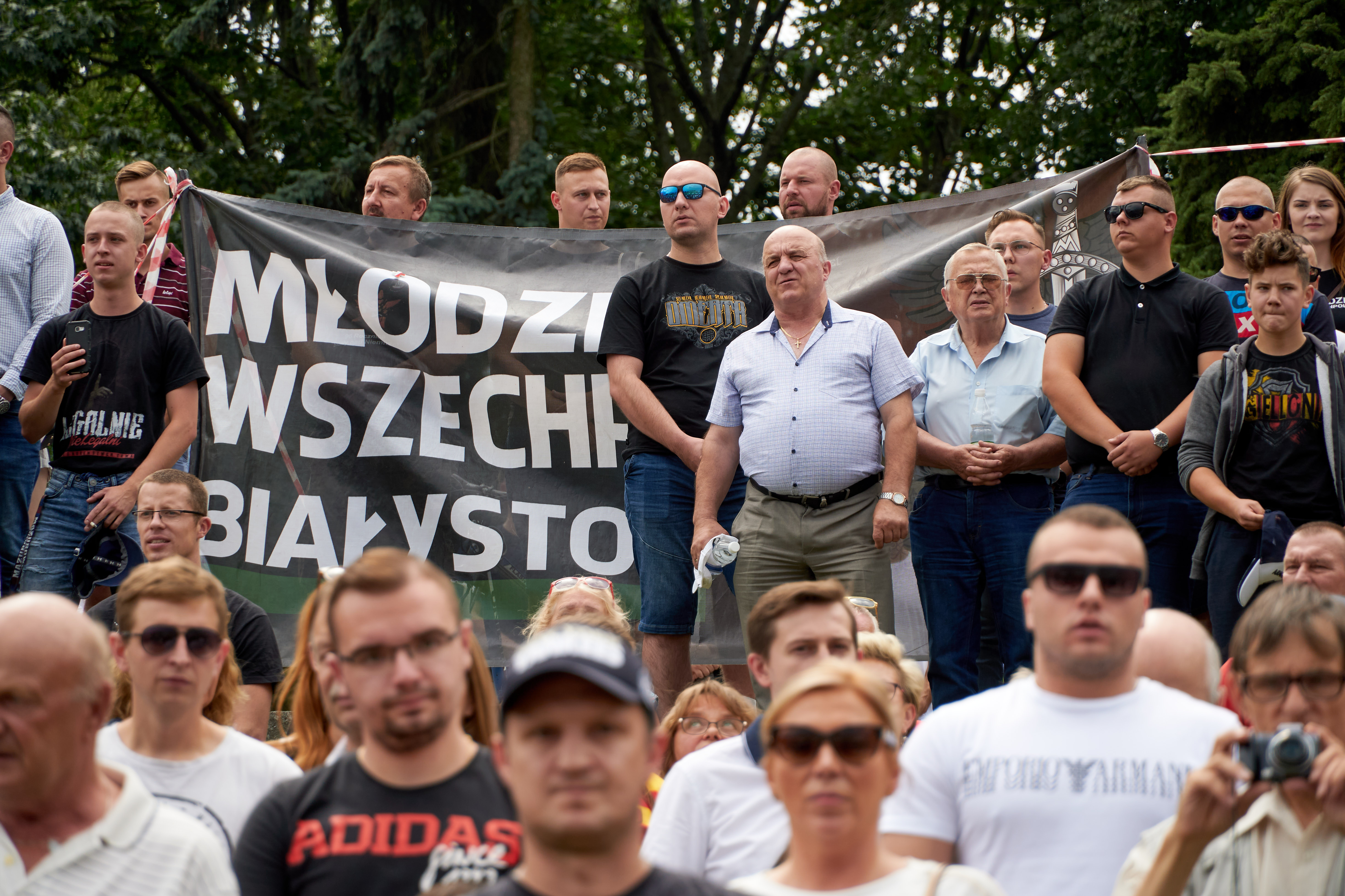 Kontrmanifestacja na Marszu Równości w Białymstoku, 20.07.2019