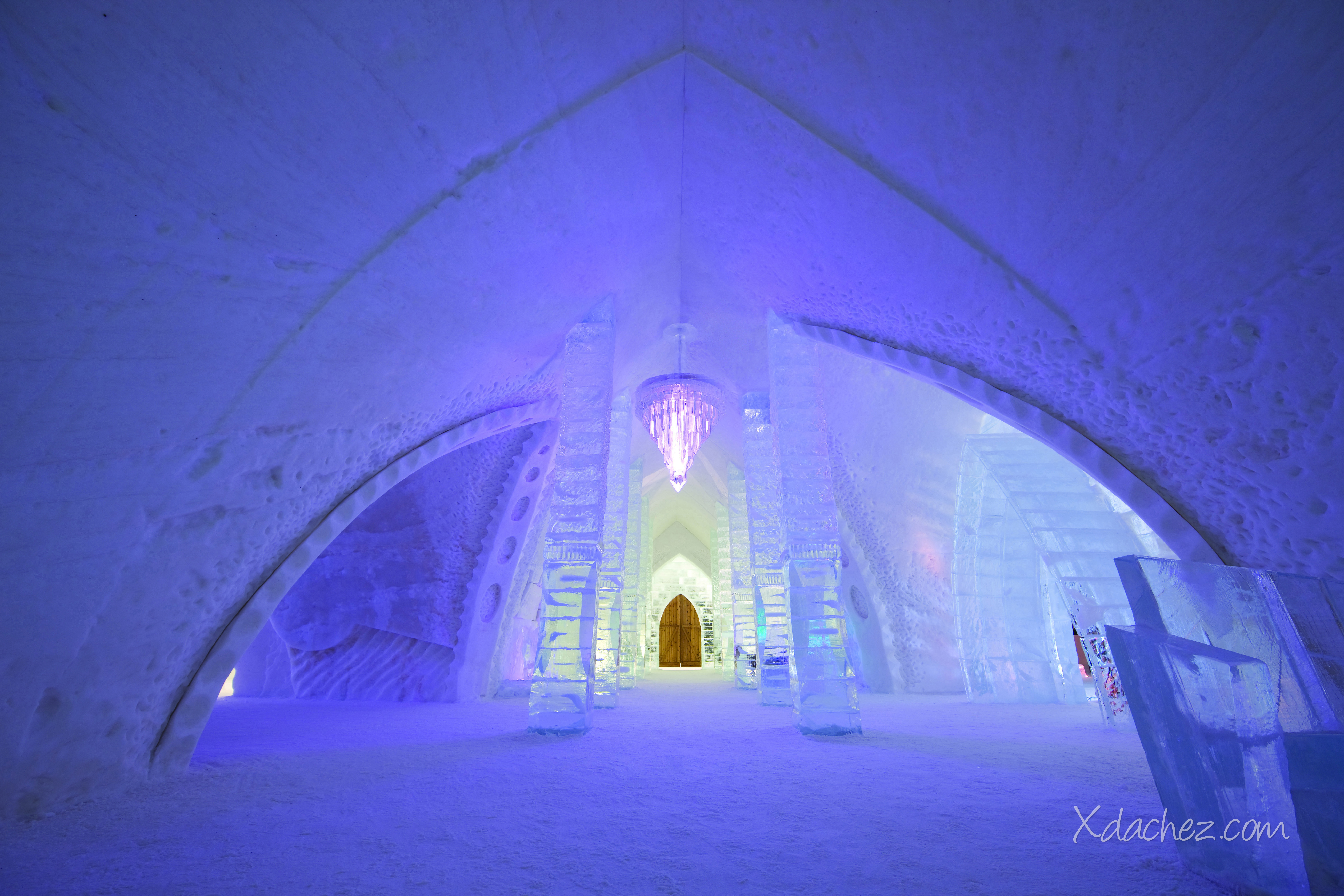 Hotel de Glace - niezwykły hotel z lodu