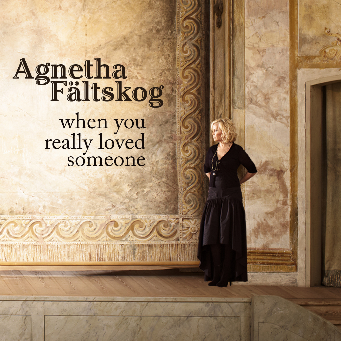 Agnetha Fältskog na okładce płyty