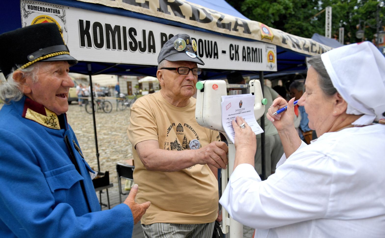 Rekruci obowiązkowo musieli przejść badania lekarskie.