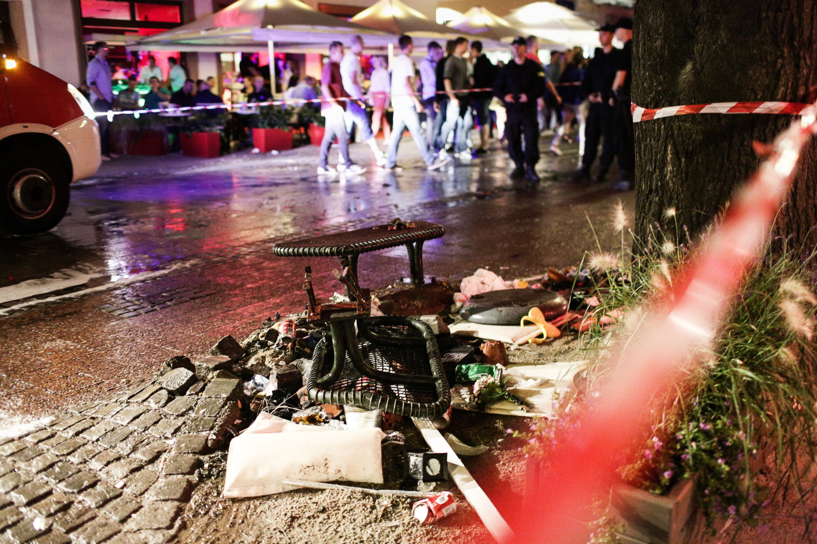 Wszystko trwało około 5 minut. Wśród ludzi spacerujących ulicą Bohaterów Monte Cassino zapanowały chaos i panika. Świadkowie relacjonowali, że kierowca rozbijał stragany, a obecni uciekali we wszystkie strony, jednak nie mieli się za co schować.