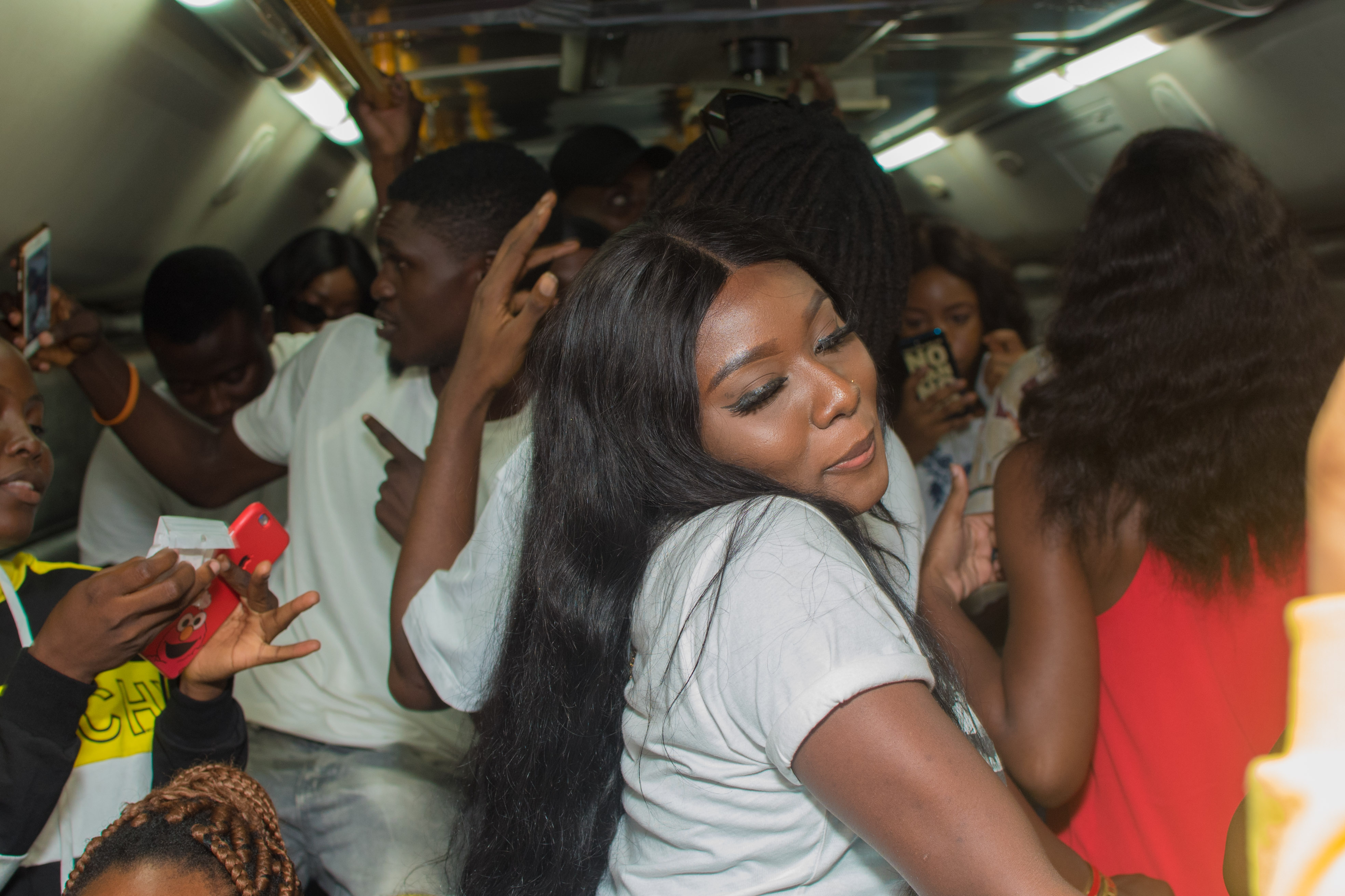 Fireboy DML treats fans to an exciting bus party experience in Lagos