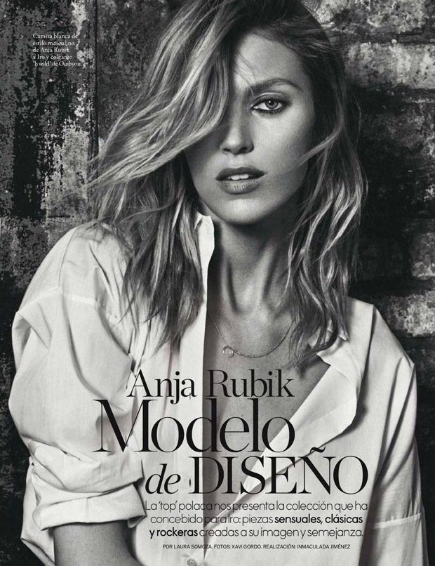 Anja Rubik x Elle