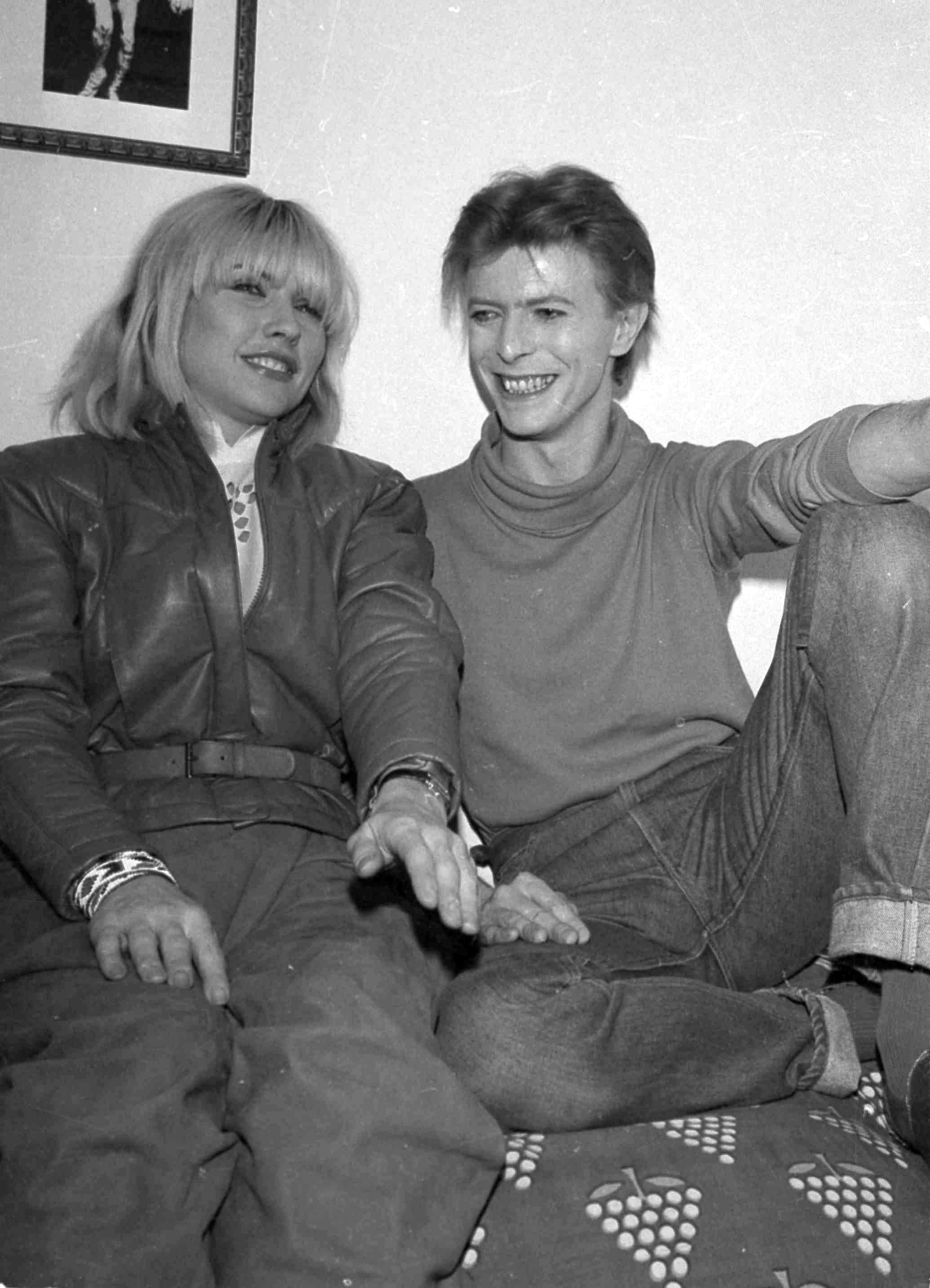 Deborah Harry i David Bowie w 1980 roku