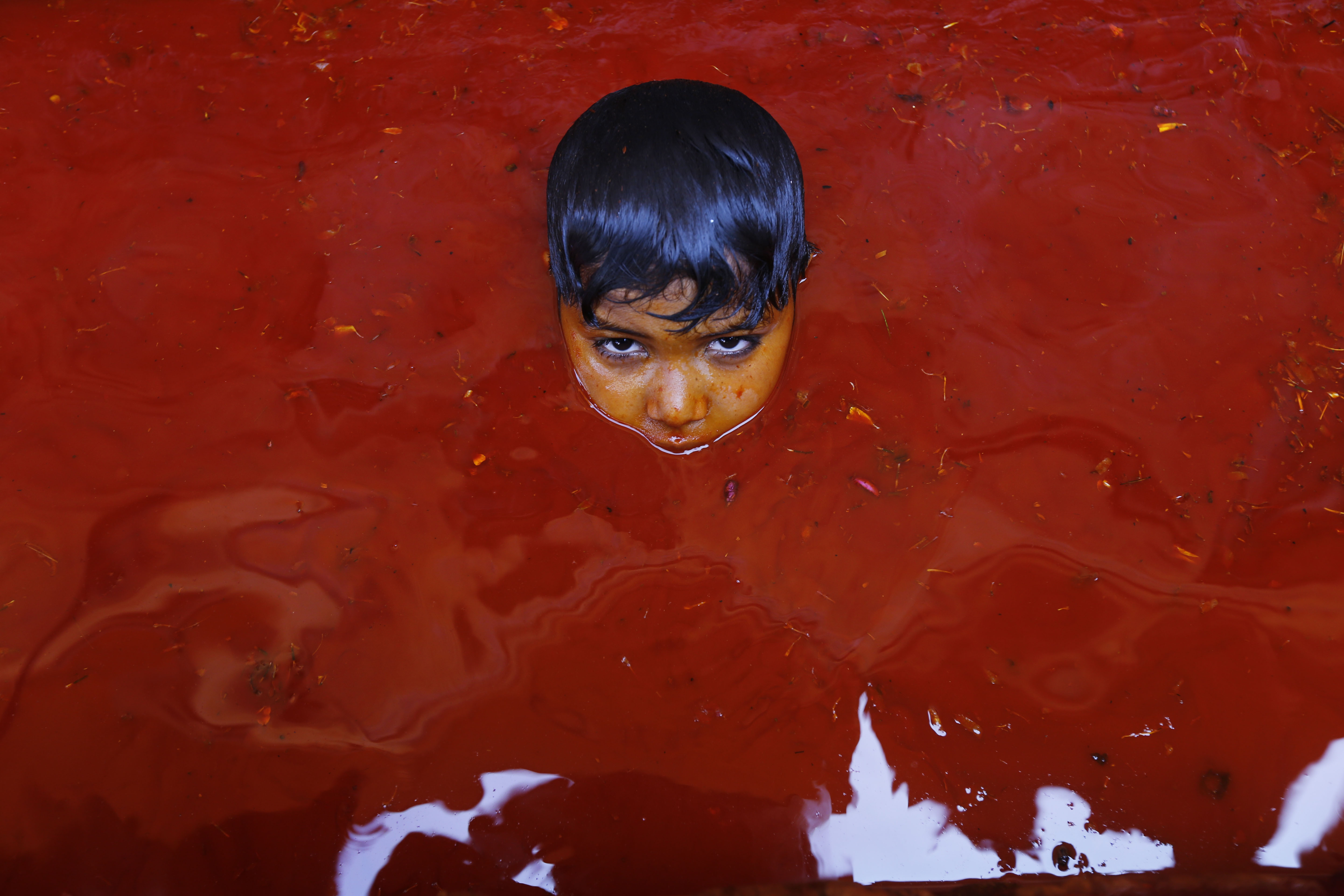 Kolorowe święto Holi w Indiach
