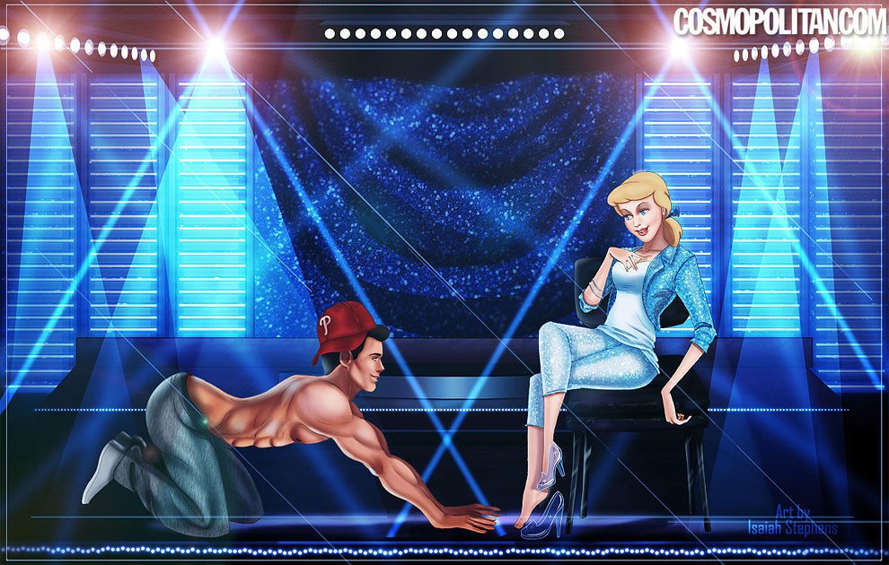 Kopciuszek i jej książę jak Magic Mike (prawie jak Channing Tatum w