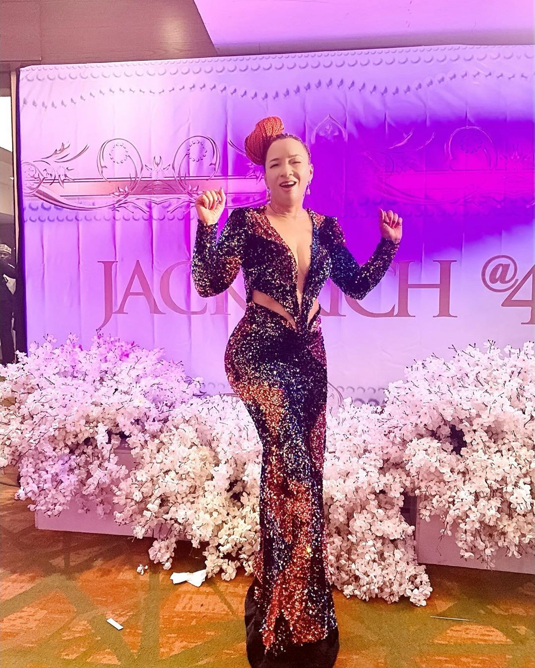 She is also a former President of the Actors Guild of Nigeria. [Instagram/IbinaboFiberesima]