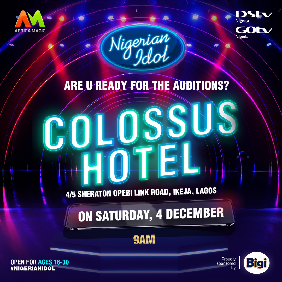 MultiChoice announces physical auditions for Nigerian Idol Season 7