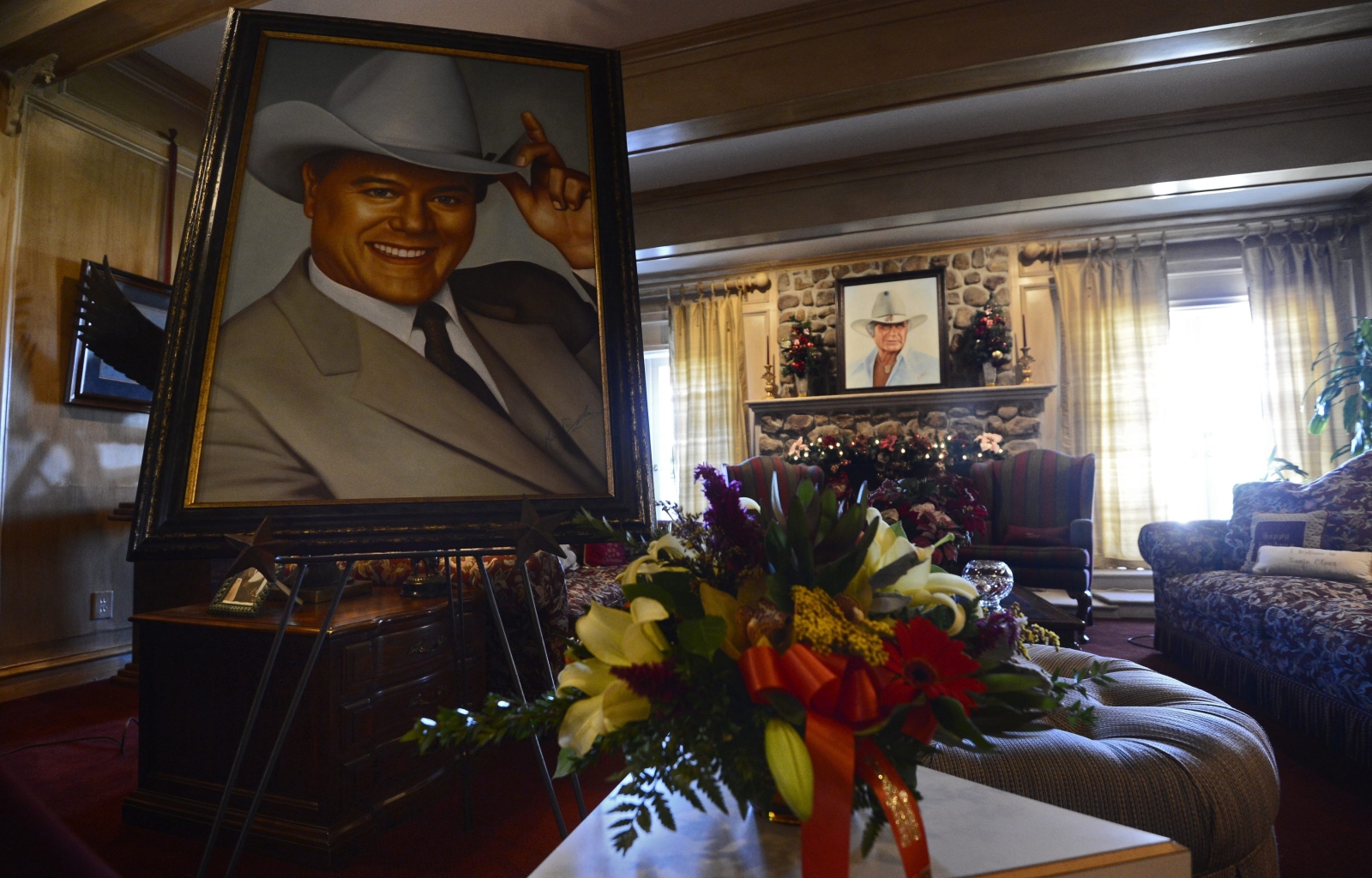 Wnętrze domu na Southfork Ranch, gdzie kręcony był serial