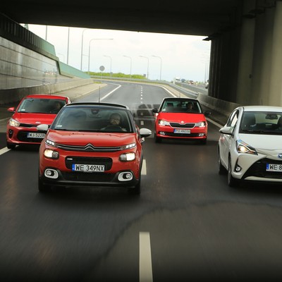 Który miejski samochód warto kupić? Kia Rio kontra Citroen C3, Skoda Fabia i Toyota Yaris