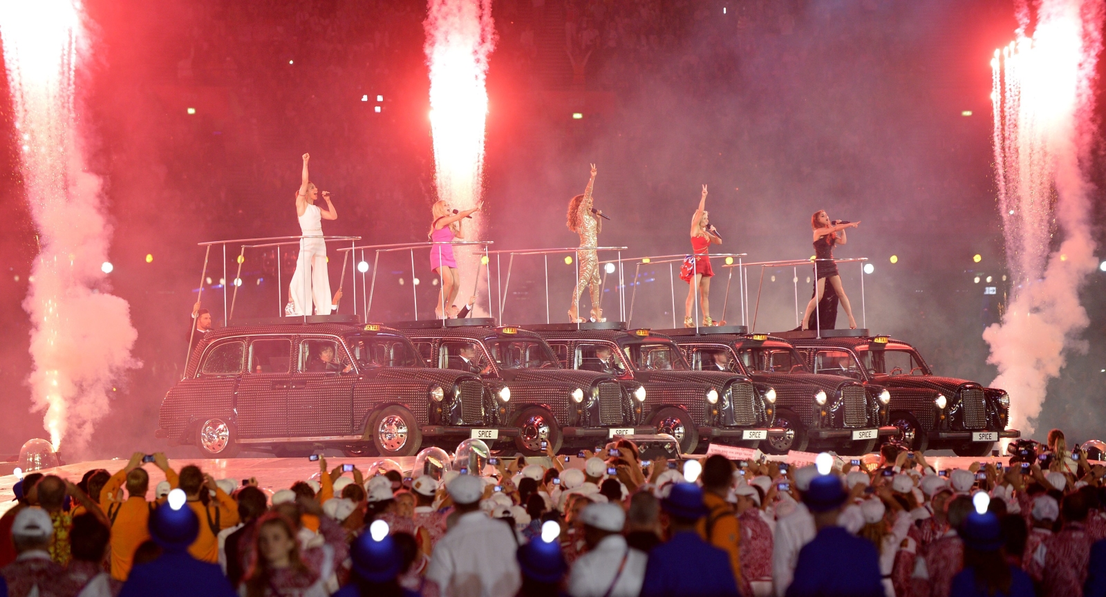 Spice Girls na uroczystym zakończeniu Olimpiady w Londynie