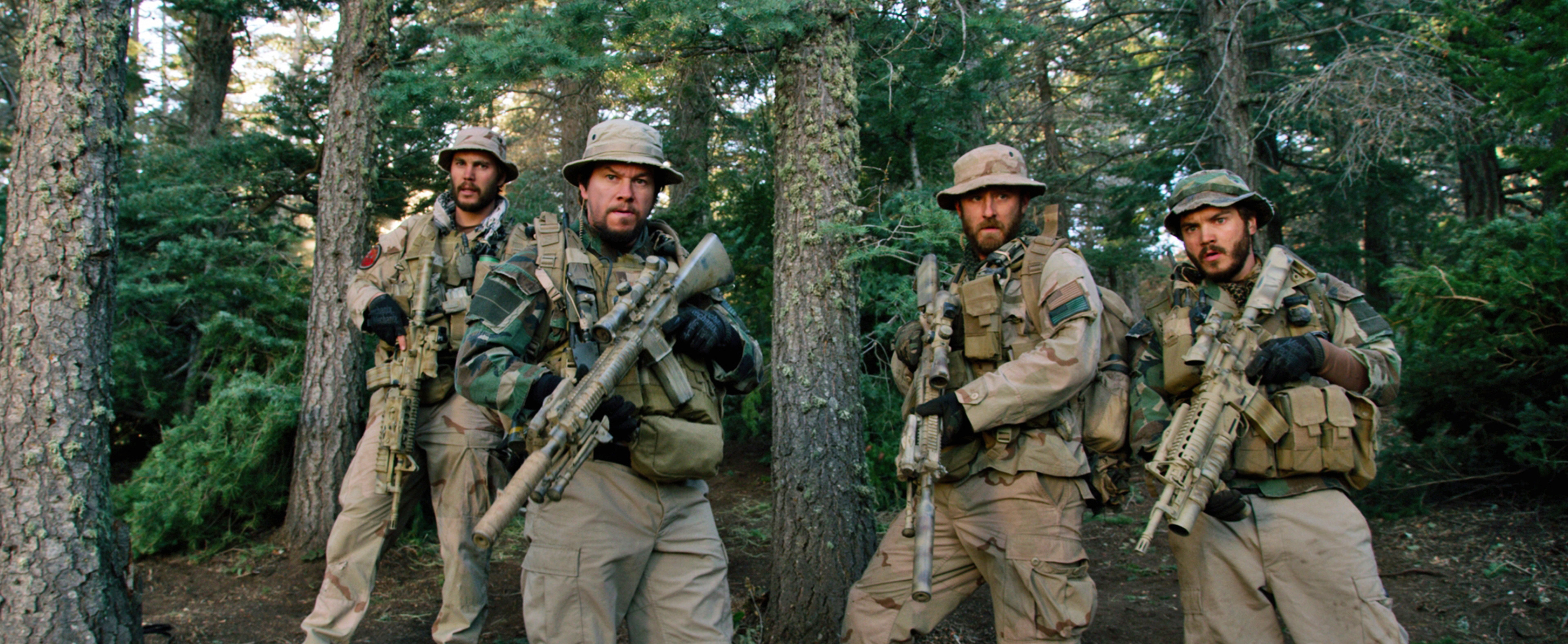 Taylor Kitsch, Mark Wahlberg, Ben Foster i Emile Hirsch w filmie