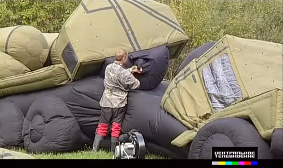 Sprzęt maskujący jest dziełem przedsiębiorstwa „Ruskij ballon”