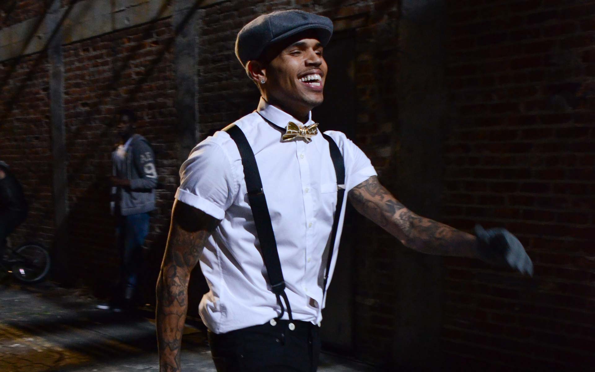 Chris Brown na planie