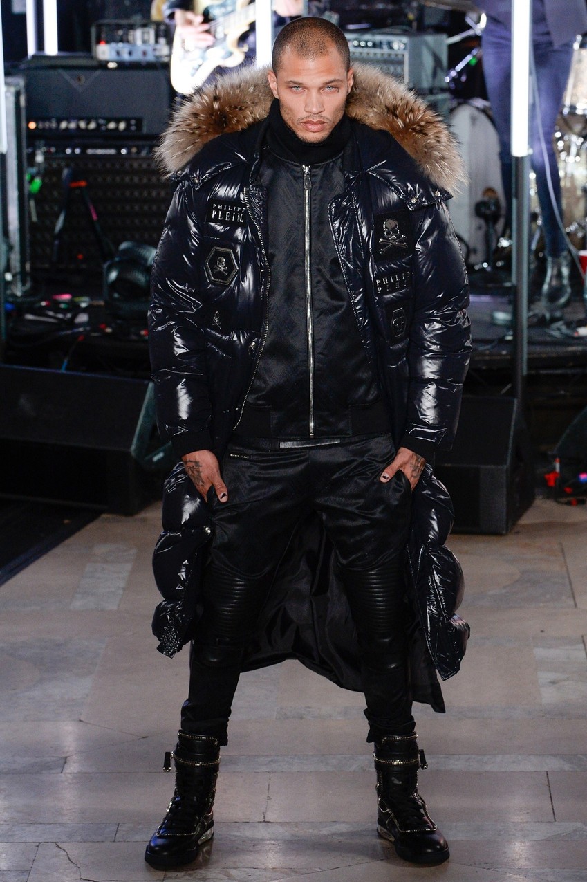 Jeremy Meeks na wybiegu podczas New York Fashion Week