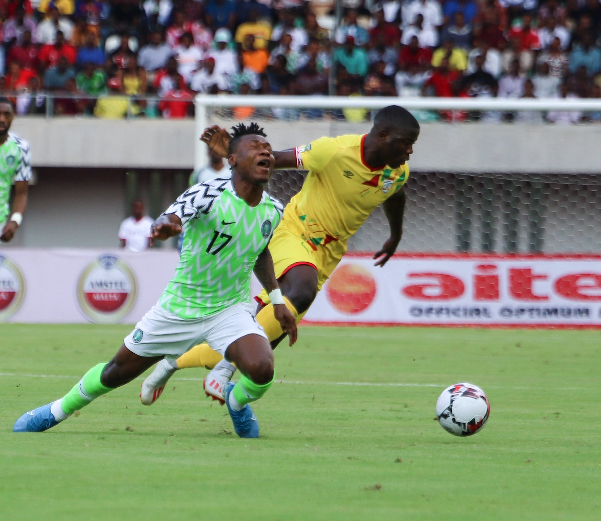 Samuel Kalu was Man of the Match and scored the winner in the second (Twitter/Super Eagles)