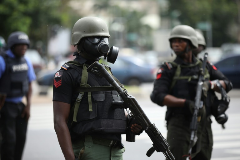 Police personnel in Nigeria on duty (Guardian)