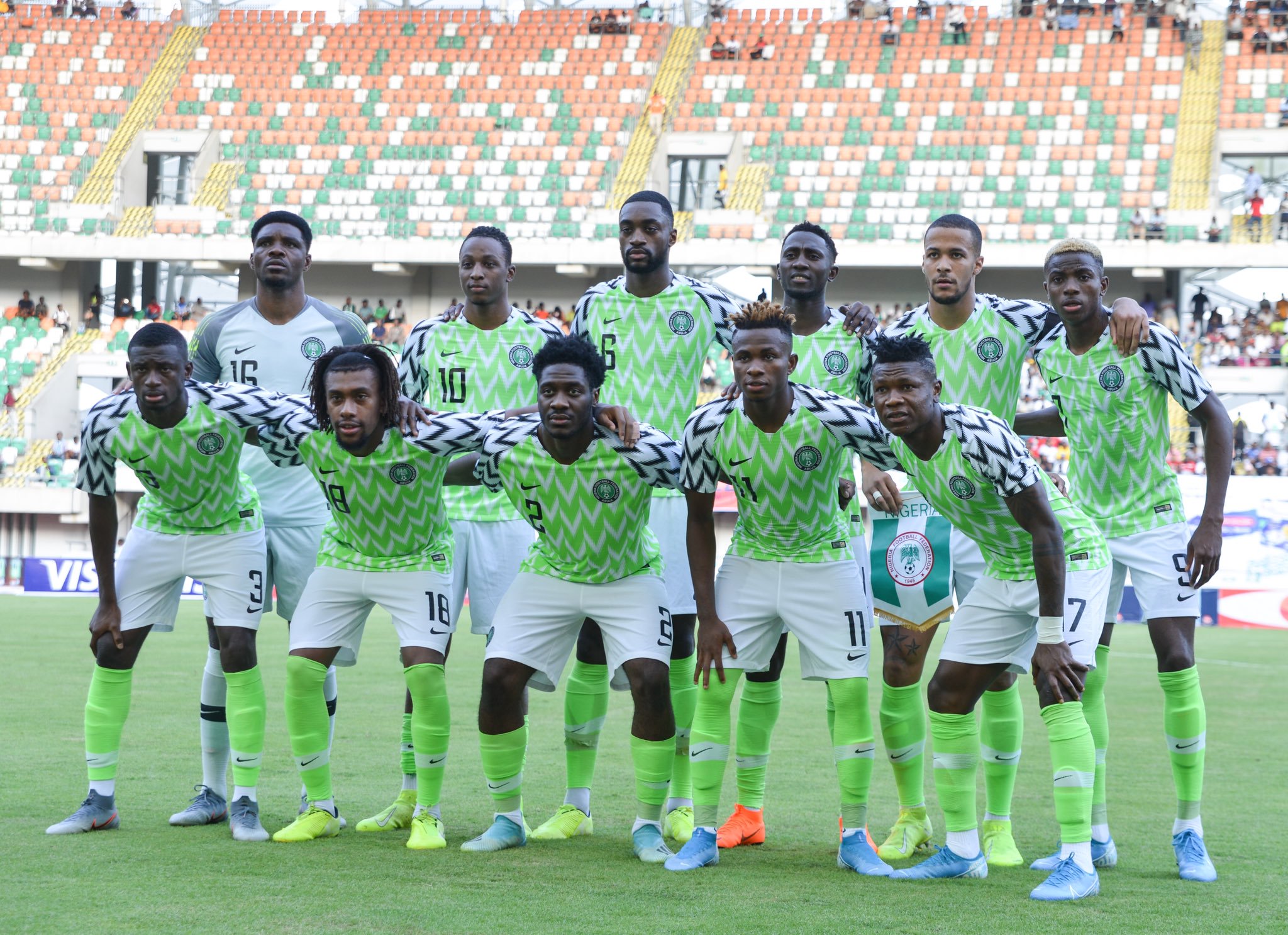 The last set of jerseys released by Nike for Nigeria were well-received. (Twitter/Super Eagles)