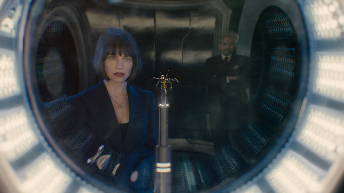 Evangeline Lilly i Michael Douglas w filmie
