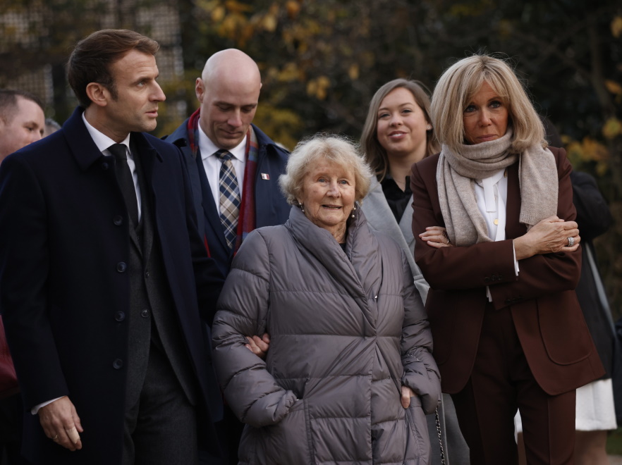 Emmanuel Macron Antonine Maillet Brigitte Macron