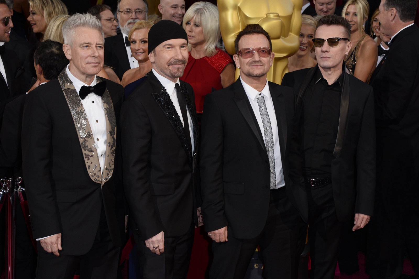 U2 na gali Oscarów 2014