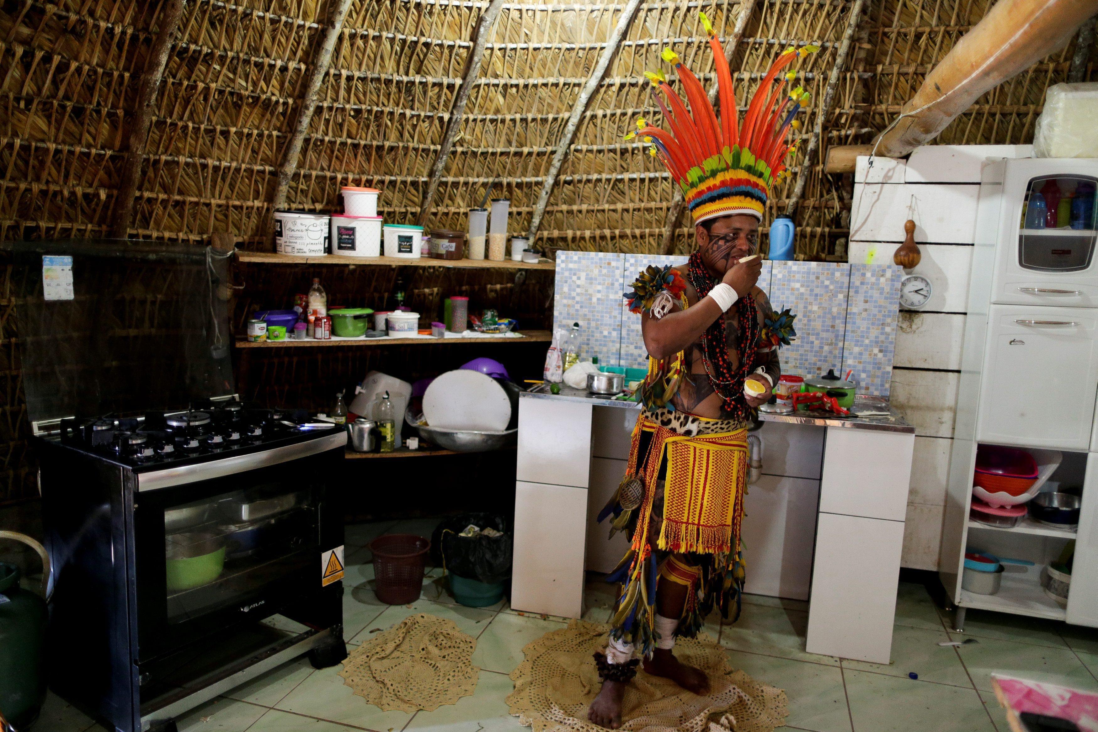 The Wider Image: Brazilian Indians fined for planting GMO soy crops