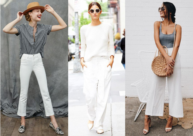 A hét trendje: igazi nyári klasszikus a fehér nadrág - Glamour