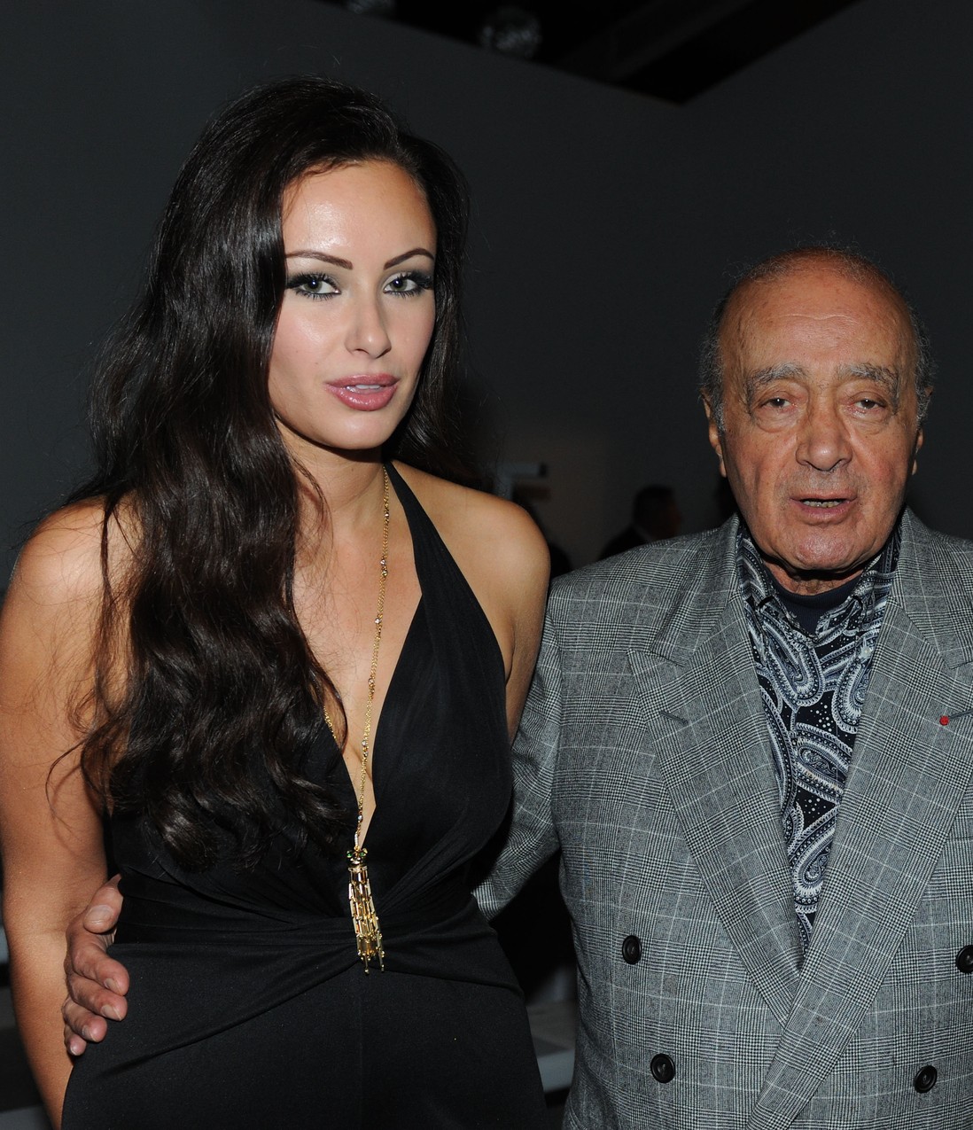 Camilla Al-Fayed z ojcem - Mohamedem Al-Fayed/ fot. Bulls Press