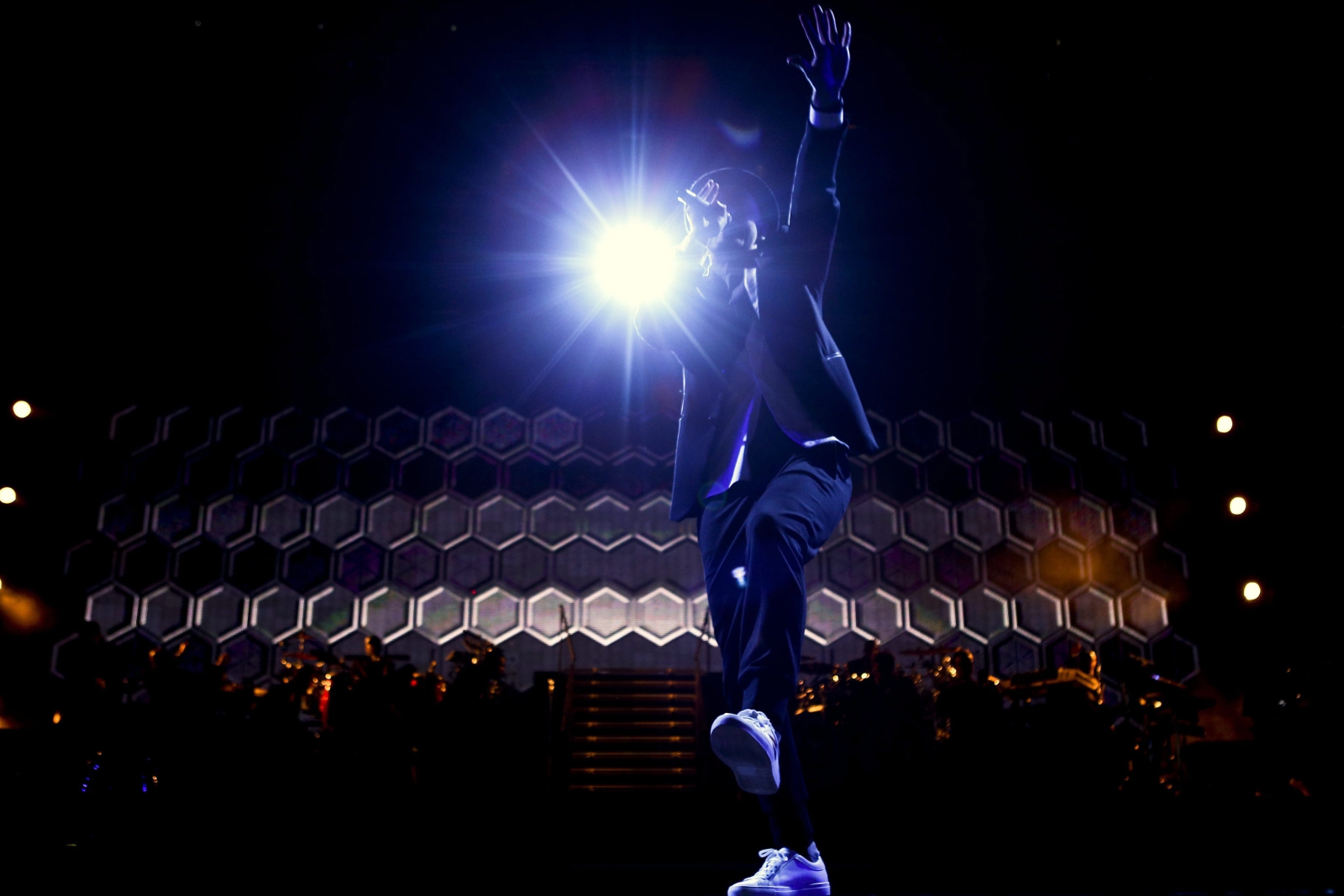 Justin Timberlake podczas występu na Rock in Rio w Lizbonie