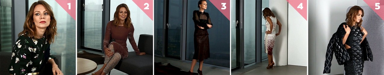 Stylizacje Magdaleny Boczarskiej w materiale wideo