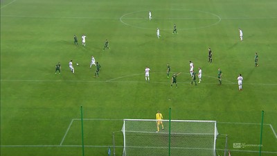 Górnik Z. - Śląska (1:1): Górnik nie zadowolił się remisem. Kolejna groźna akcja Kądziora