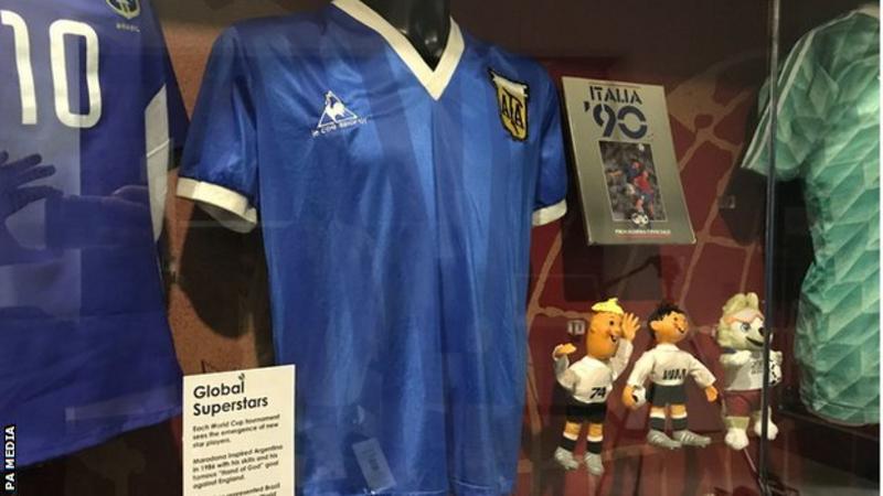 Maradona's 1986 'Hand of God' shirt