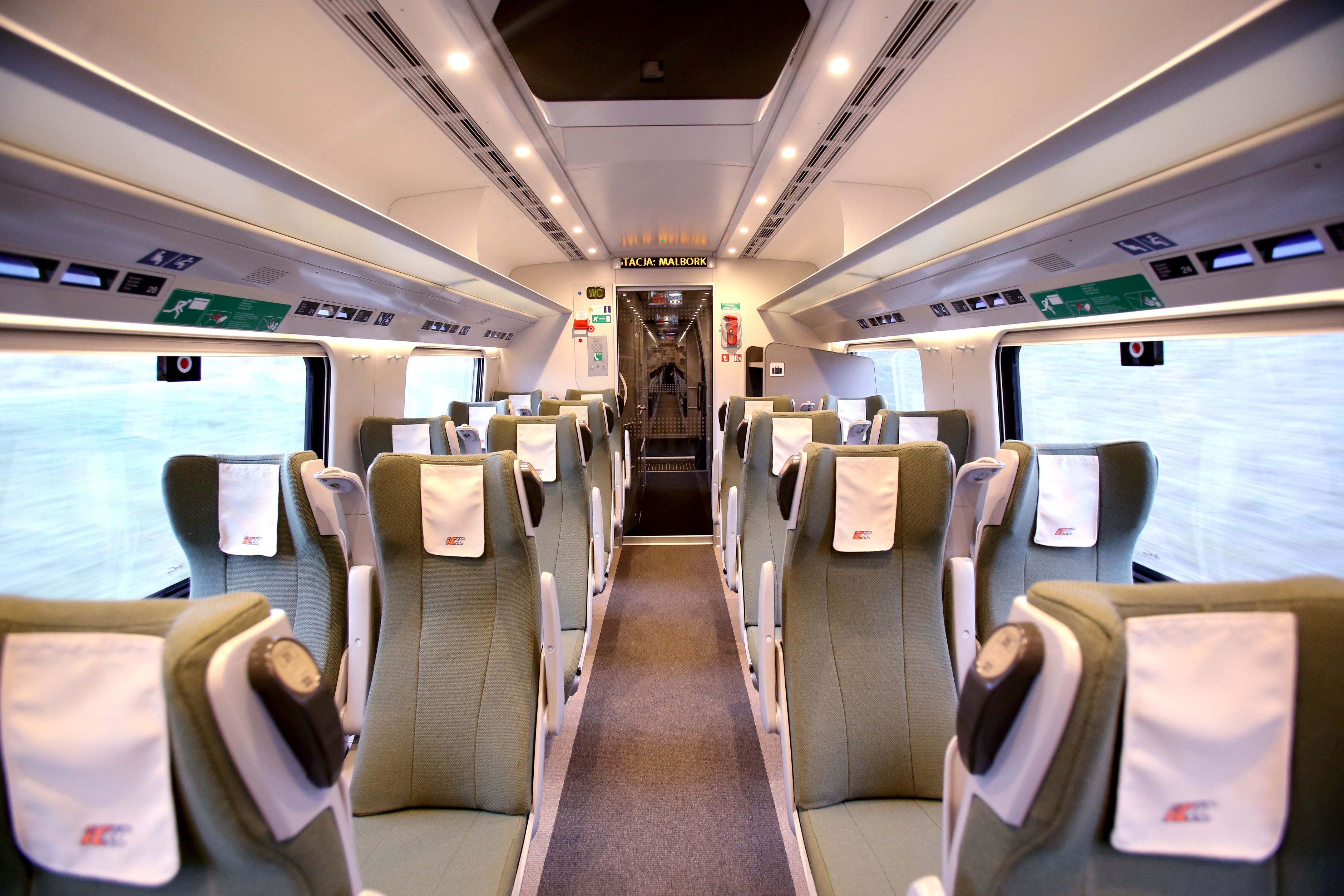 Wnętrze Pendolino