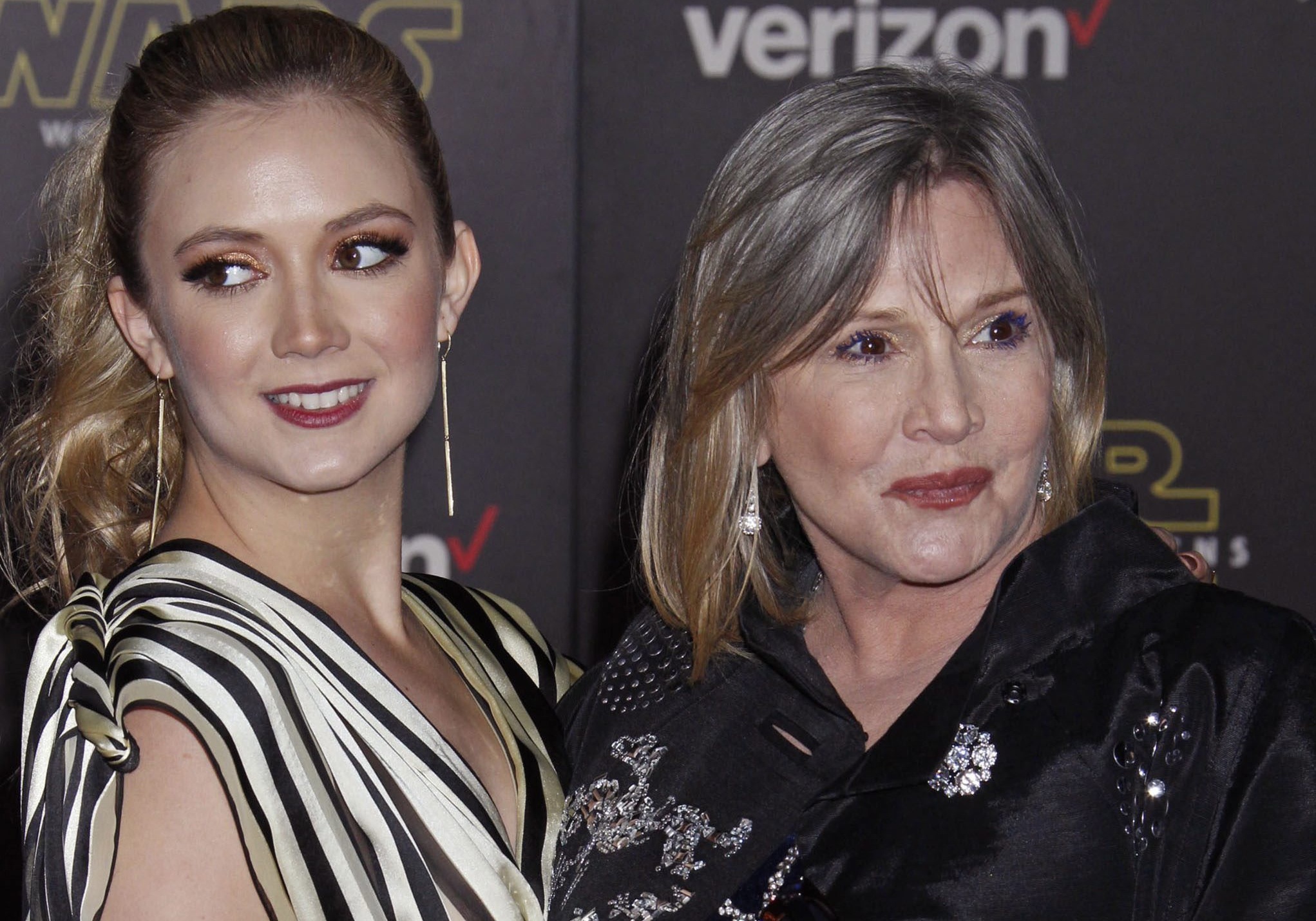 Billie Lourd z mamą Carrie Fisher