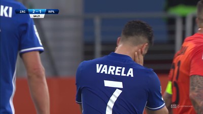 Zagłębie - Wisła P. (2:1): Merebaszwili i Michalak rozruszali Wisłę. Świetna akcja tego drugiego, Varela chybił nieznacznie!