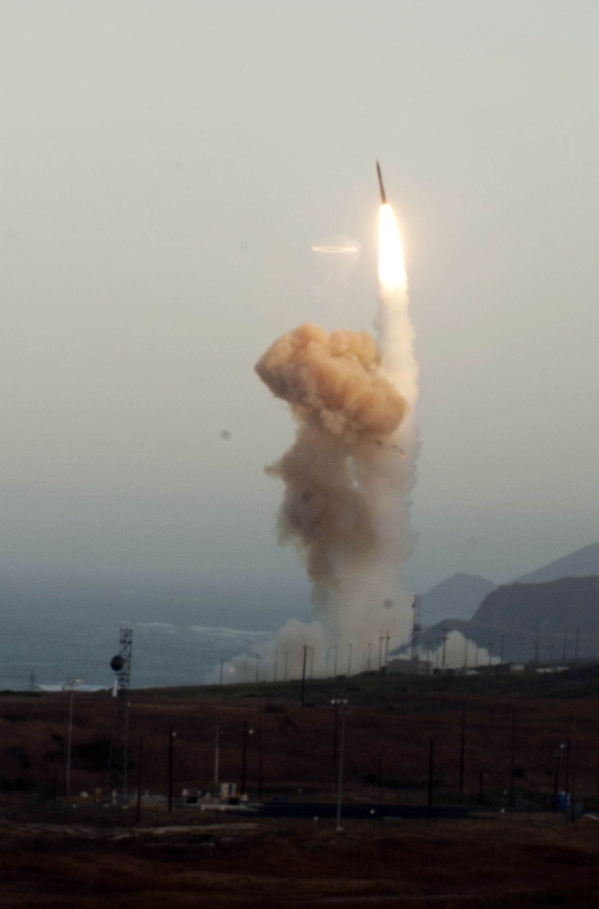 Start testowy rakiety Minuteman III...