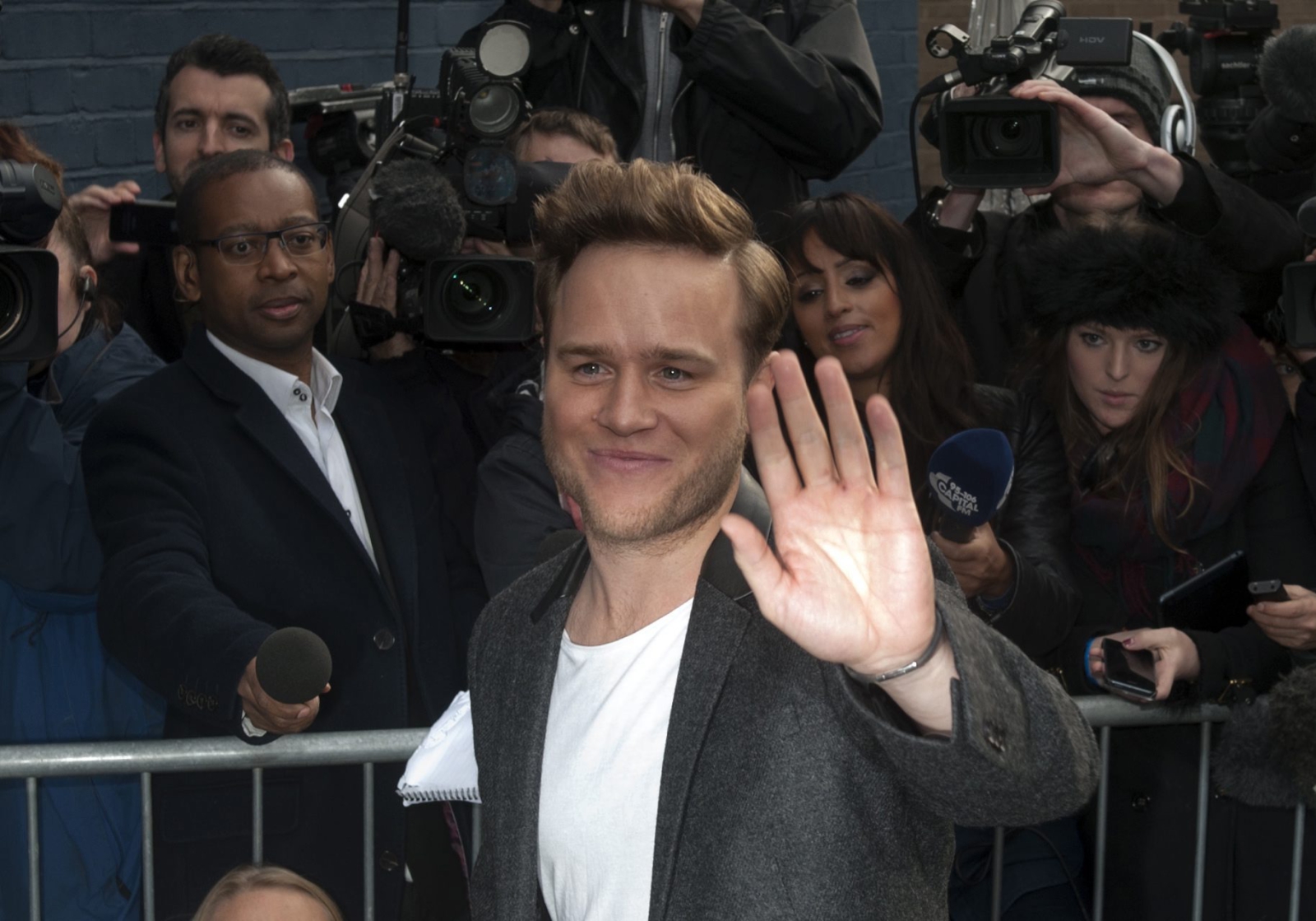 Olly Murs w drodze na nagranie