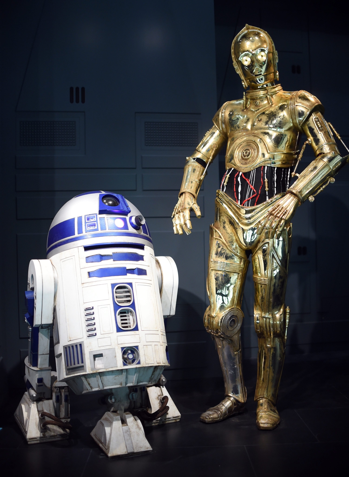 R2-D2 i C-3PO w muzeum Madame Tussauds w Berlinie