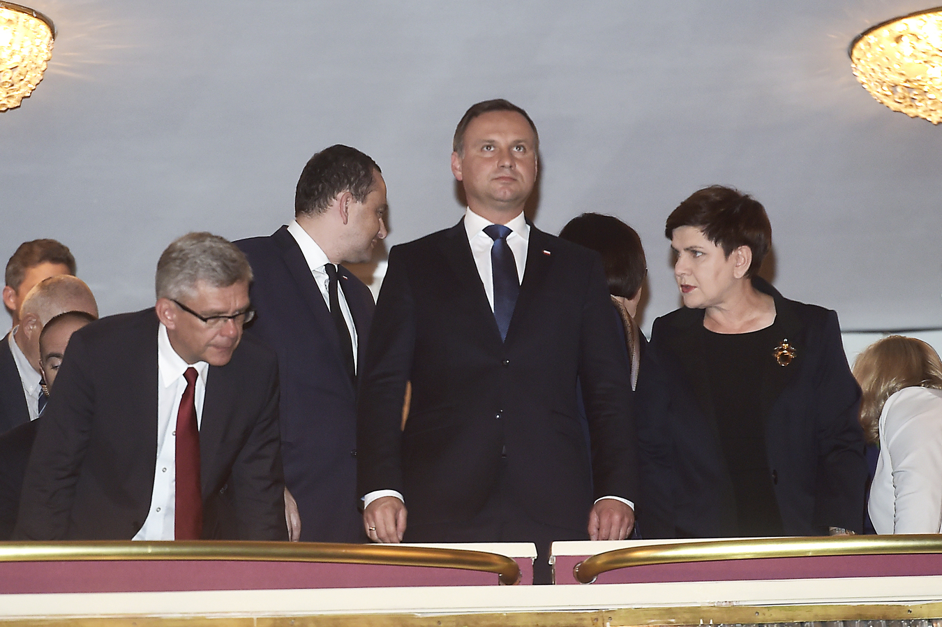 Na sali nie zabrakło także prezydenta Andrzeja Dudy.