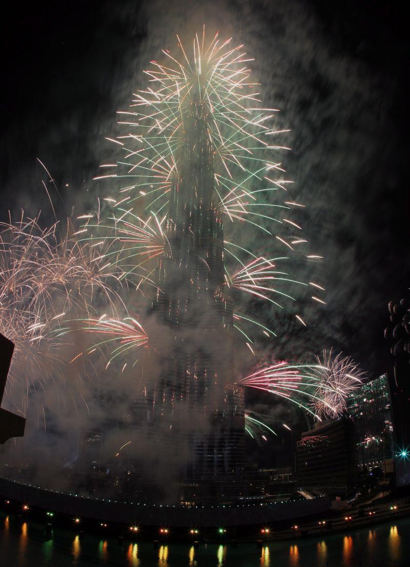 Dubaj sztuczne ognie 2013
